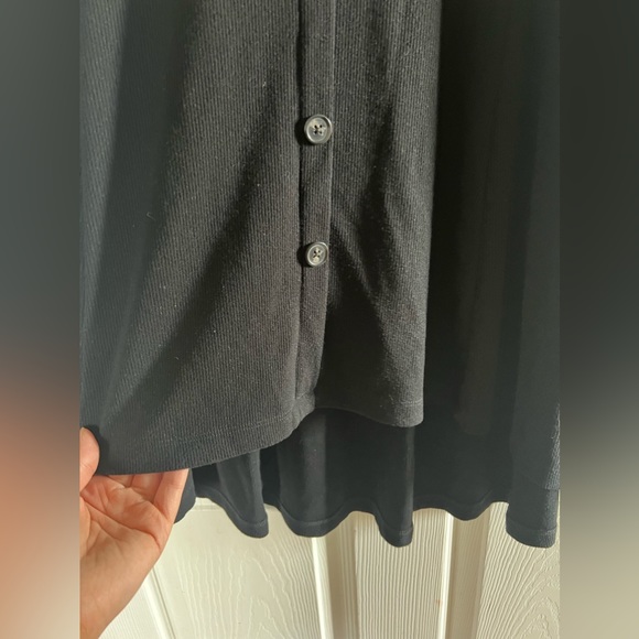 Torrid Black Small Rib Hi-Lo Knit Dress Size 1XL EUC - Picture 3 of 9